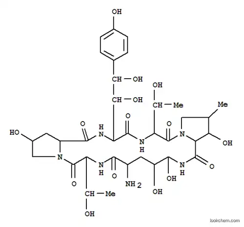 Molecular Structure of 79411-15-7 (ECHINOCANDIN B)