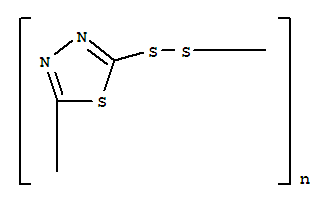Poly(1,3,4-thiadiazole-2,5-diyldithio)