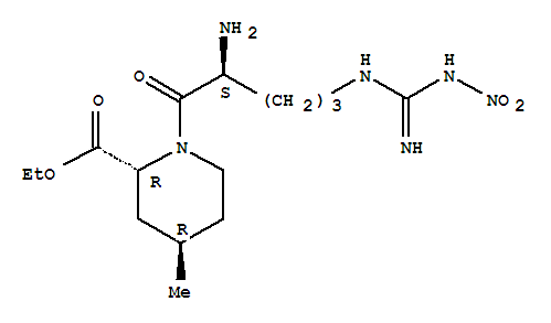 2-Piperidinecarboxylicacid, 1-[2-amino-5-[[imino(nitroamino)methyl]amino]-1-oxopentyl]-4-methyl-,ethyl ester, [2R-[1(S*),2a,4b]]- (9CI)