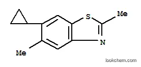 Molecular Structure of 799254-34-5 (Benzothiazole, 6-cyclopropyl-2,5-dimethyl- (9CI))