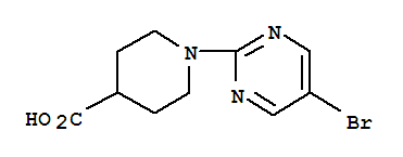 1-(5-Bromopyrimidin-2-yl)piperidine-4-carboxylic acid 799283-92-4