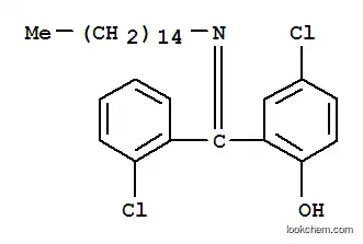 Molecular Structure of 80018-21-9 ((6E)-4-chloro-6-[(2-chlorophenyl)-(pentadecylamino)methylidene]cyclohe xa-2,4-dien-1-one)