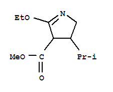2H-PYRROLE-4-CARBOXYLIC ACID,5-ETHOXY-3,4-DIHYDRO-3-(1-METHYLETHYL)-,METHYL ESTER
