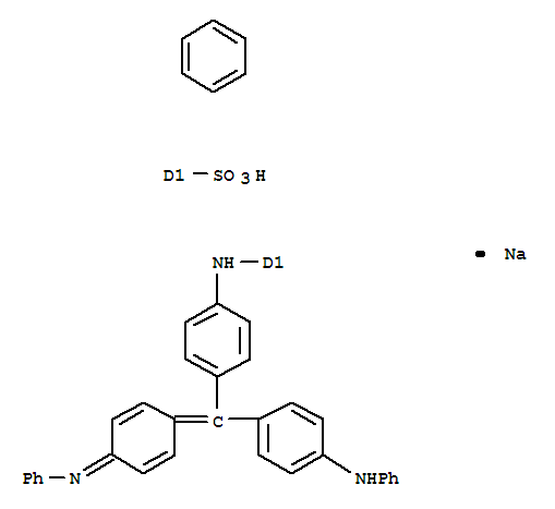 Benzenesulfonic acid,[[4-[[4-(phenylamino)phenyl][4-(phenylimino)-2,5-cyclohexadien-1-ylidene]methyl]phenyl]amino]-,sodium salt (1:1)