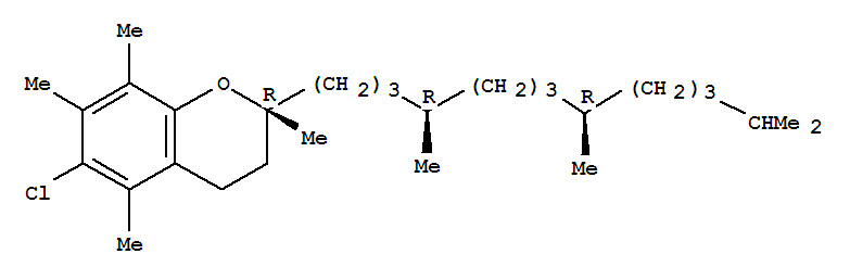 2,5,7,8-TETRAMETHYL-2-(4,8,12-TRIMETHYLTRIDECYL)-6-CHLOROCHROMAN
