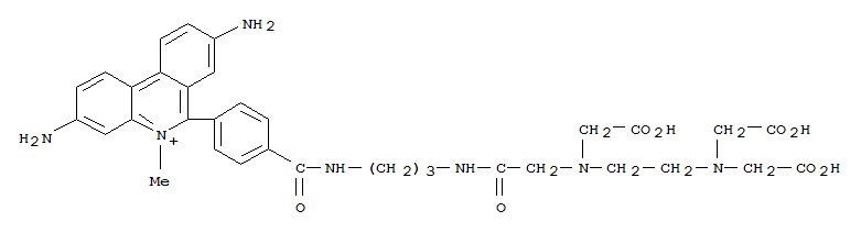 Phenanthridinium,3,8-diamino-6-[4-[13-carboxy-9,12-bis(carboxymethyl)-1,7-dioxo-2,6,9,12-tetraazatridec-1-yl]phenyl]-5-methyl-