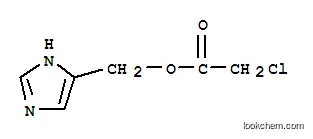 Molecular Structure of 801177-62-8 (Acetic  acid,  chloro-,  imidazol-4-ylmethyl  ester  (8CI))