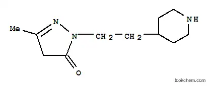 2-Pyrazolin-5-one,3-methyl-1-[2-(4-piperidyl)ethyl]-(8CI)