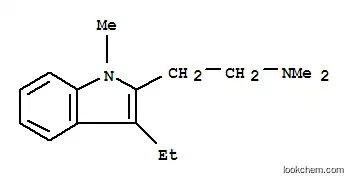 Indole, 2-[2-(dimethylamino)ethyl]-3-ethyl-1-methyl- (8CI)