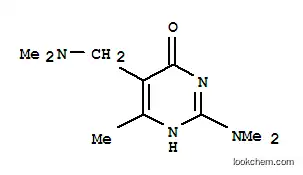 Molecular Structure of 802886-56-2 (4-Pyrimidinol,2-(dimethylamino)-5-[(dimethylamino)methyl]-6-methyl-(8CI))