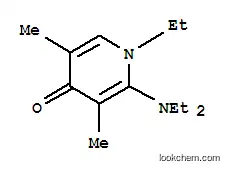 Molecular Structure of 802888-76-2 (4(1H)-Pyridone,2-(diethylamino)-1-ethyl-3,5-dimethyl-(8CI))
