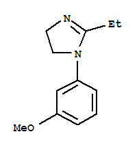 2-IMIDAZOLINE,2-ETHYL-1-(M-METHOXYPHENYL)-