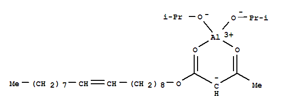 Aluminum,[(9Z)-9-octadecen-1-yl 3-(oxo-kO)butanoato-kO']bis(2-propanolato)-,(T-4)- cas  80481-35-2