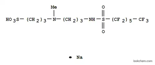 Molecular Structure of 80621-17-6 (sodium 3-[methyl[3-[[(tridecafluorohexyl)sulphonyl]amino]propyl]amino]propanesulphonate)