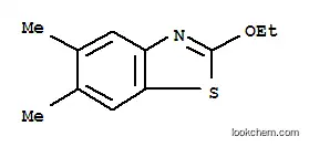 Molecular Structure of 80689-33-4 (Benzothiazole, 2-ethoxy-5,6-dimethyl- (9CI))