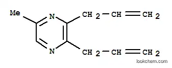 Molecular Structure of 80832-43-5 (Pyrazine, 5-methyl-2,3-di-2-propenyl- (9CI))