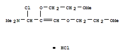 2-Propen-1-amine,1-chloro-2,3-bis(2-methoxyethoxy)-N,N-dimethyl-, hydrochloride (1:1)