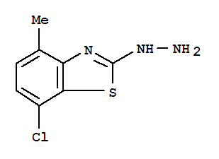 2(3H)-Benzothiazolone,7-chloro-4-methyl-,hydrazone(9CI)