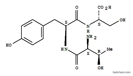Molecular Structure of 81161-89-9 (H-THR-TYR-SER-OH)