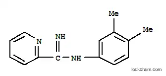 Molecular Structure of 812692-64-1 (2-Pyridinecarboximidamide,N-(3,4-dimethylphenyl)-(9CI))