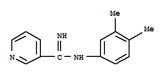 3-PYRIDINECARBOXIMIDAMIDE,N-(3,4-DIMETHYLPHENYL)-