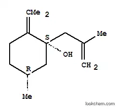Molecular Structure of 812699-68-6 (Cyclohexanol, 5-methyl-2-(1-methylethylidene)-1-(2-methyl-2-propenyl)-, (1R,5S)-rel- (9CI))