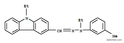 Molecular Structure of 81380-24-7 (9-ETHYL-3-[N-ETHYL-N-(M-TOLYL)HYDRAZONOMETHYL]CARBAZOLE)