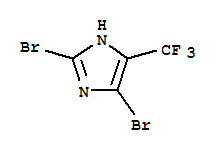 1H-Imidazole,2,5-dibromo-4-(trifluoromethyl)- 81654-02-6