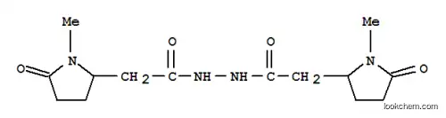Molecular Structure of 81700-67-6 (bis[1-methyl-5-oxopyrrolidine-2-aceto]hydrazide)