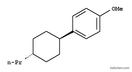 Molecular Structure of 81936-32-5 (1-Methoxy-4-(trans-4-propylcyclohexyl)benzene)