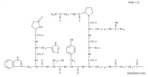 Molecular Structure of 82540-26-9 (LHRH, Lys(6)-EGS-Lys(6)-LHRH)
