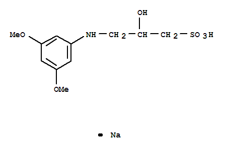 1-Propanesulfonic acid, 3-[(3,5-dimethoxyphenyl)amino]-2-hydroxy-, sodium salt