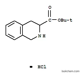 Molecular Structure of 82716-90-3 (3-ISOQUINOLINECARBOXYLIC ACID, 1,2,3,4-TETRAHYDRO-, 1,1-DIMETHYLETHYL ESTER, HYDROCHLORIDE)