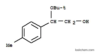 Molecular Structure of 827321-69-7 (Benzeneethanol, ba-(1,1-dimethylethoxy)-4-methyl- (9CI))