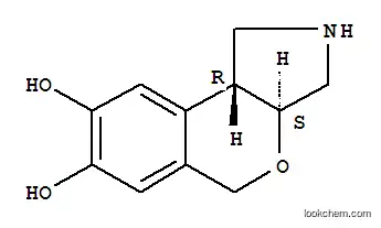 Molecular Structure of 82909-70-4 ([2]Benzopyrano[3,4-c]pyrrole-7,8-diol,1,2,3,3a,5,9b-hexahydro-,trans-(9CI))