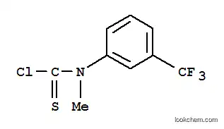Molecular Structure of 83508-62-7 (N-METHYL-N-(3-TRIFLUOROMETHYLPHENYL)-THIOCARBAMOYL CHLORIDE)