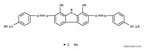 Molecular Structure of 83803-46-7 (disodium 4,4'-[(1,8-dihydroxy-9H-carbazole-2,7-diyl)bis(azo)]bis(benzenesulphonate))