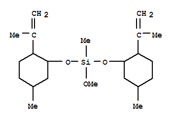 Silane,methoxymethylbis[[5-methyl-2-(1-methylethenyl)cyclohexyl]oxy]-, [1R-[1a(1R*,2S*,5R*),2b,5a]]- (9CI)