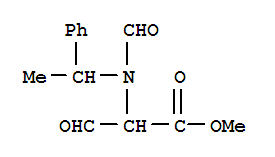 Propanoic acid,2-[formyl(1-phenylethyl)amino]-3-oxo-, methyl ester