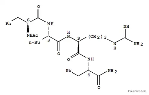 Molecular Structure of 83903-28-0 (AC-PHE-NLE-ARG-PHE-NH2 ACETATE SALT)
