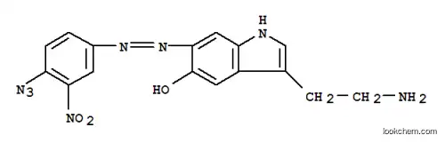 Molecular Structure of 83919-48-6 (4-azido-3-nitrophenyl-azo-(5-hydroxytryptamine))