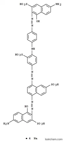 Molecular Structure of 83950-05-4 (tetrasodium 5-[(6-amino-1-hydroxy-3-sulphonato-2-naphthyl)azo]-8-[[4-[[4-[(6-amino-1-hydroxy-3-sulphonato-2-naphthyl)azo]phenyl]amino]-3-sulphonatophenyl]azo]naphthalene-2-sulphonate)