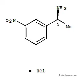 Molecular Structure of 839709-98-7 (3-NITRO-(S)-ALPHAMETHYLBENZYLAMINE.HCL)