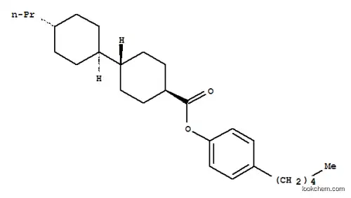 Molecular Structure of 84078-44-4 (4-Pentylphenyl trans,trans-4'-propyl-1,1'-bicyclohexyl-4-carboxylate)