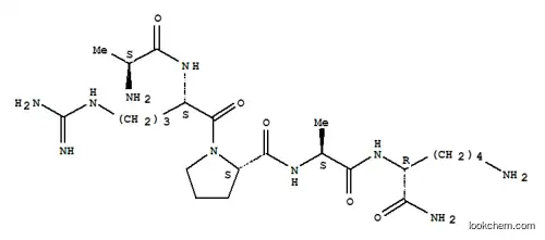 1-[2-(2-aminopropanoylamino)-5-(diaminomethylideneamino)pentanoyl]-N-[1-[(1,6-diamino-1-oxohexan-2-yl)amino]-1-oxopropan-2-yl]pyrrolidine-2-carboxamide