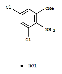Benzenamine,2,4-dichloro-6-methoxy-, hydrochloride (1:1)