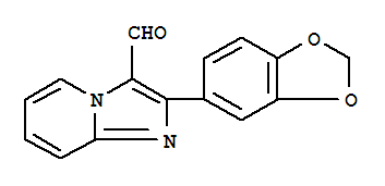 2-BENZO[1,3]DIOXOL-5-YL-IMIDAZO[1,2-A]PYRIDINE-3-CARBALDEHYDE