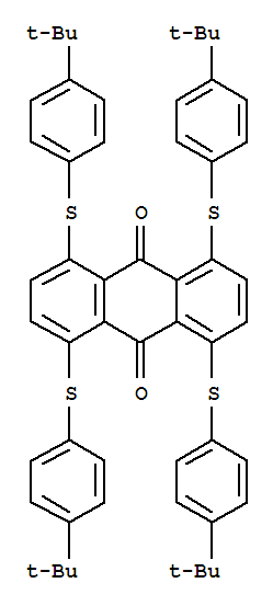 9,10-Anthracenedione,1,4,5,8-tetrakis[[4-(1,1-dimethylethyl)phenyl]thio]-
