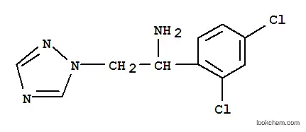 Molecular Structure of 84463-36-5 (ALPHA-(2,4-DICHLOROPHENYL)-1H-1,2,4-TRIAZOLE-1-ETHANAMINE)