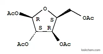Molecular Structure of 844877-56-1 (1,2,3,5-TETRA-O-ACETYL-BETA-L-XYLOFURANOSE)